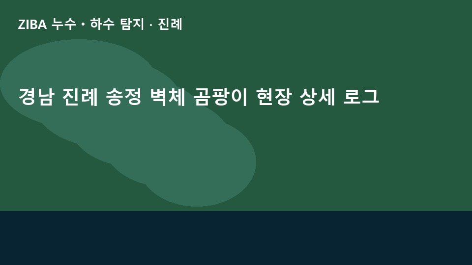 경남 진례 송정 벽체 곰팡이 현장 상세 로그